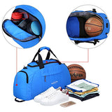 G4Free 3-Way Travel Duffel Backpack Luggage Gym Sports Bag with Shoe Compartment