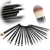 KOLIGHT 20 Pcs Pro Makeup Set Powder Face Foundation Eye shadow Eyeliner Lip Cosmetic Brushes