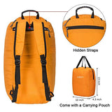 G4Free 3-Way Travel Duffel Backpack Luggage Gym Sports Bag with Shoe Compartment