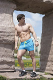 Jed North Men's Fitted Shorts Bodybuilding Workout Gym Running Tight Lifting Shorts