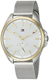 Tommy Hilfiger Women's 'SPORT' Quartz Silver and Gold and Stainless Steel Casual Watch, Color:Two Tone (Model: 1781759)