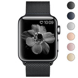 Lelong for Apple Watch Band 38mm 42mm,Milanese Loop Fully Magnetic Clasp Stainless Steel Mesh iWatch Band for Apple Watch Series 3 Series 2 Series 1 Sport & Edition