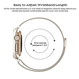 Yometome Apple Watch Band 38mm/42mm Case, Fashion Noble Luxury Magnetic Mesh Stainless Steel Bracelet Accessory Replacement Wristband for Apple iwatch Series 2 & Series 1