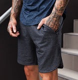 Men's Gym Workout Shorts Running Short Pants Fitted Training Bodybuilding Jogger With Zipper Pockets 3 Colors