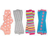 juDanzy 4-pack Organic baby & toddler leg warmers gift set for boys & girls