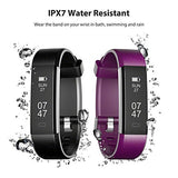Fitness Tracker, Wesoo K1 Fitness Watch : Activity Tracker Smart Band with Sleep Monitor, Smart Bracelet Pedometer Wristband with Replacement Band for iOS & Android