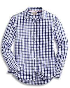 Goodthreads Men's Slim-Fit Long-Sleeve Checked Shirt