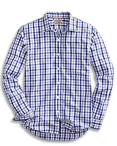 Goodthreads Men's Slim-Fit Long-Sleeve Checked Shirt