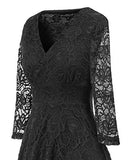 EvoLand Women's Lace Cocktail Evening Party Dress