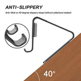 [Updated Solid Version] OMOTON 2 in 1 Universal Desktop Cell Phone Stand and Apple Watch Stand, Advanced 4mm Thickness Aluminum Stand Holder for iPhone and Apple Watch (Both 38mm & 42mm)