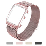 Yometome Apple Watch Band 38mm/42mm Case, Fashion Noble Luxury Magnetic Mesh Stainless Steel Bracelet Accessory Replacement Wristband for Apple iwatch Series 2 & Series 1