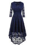 EvoLand Women's Lace Cocktail Evening Party Dress