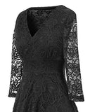 EvoLand Women's Lace Cocktail Evening Party Dress