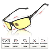 Night Driving Glasses HD Polarized Lens Anti-glare Sunglasses