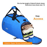 G4Free 3-Way Travel Duffel Backpack Luggage Gym Sports Bag with Shoe Compartment
