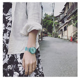 Tonnier Watches Resin Super Soft Band Student Watches for Teenagers Young Girls Starry