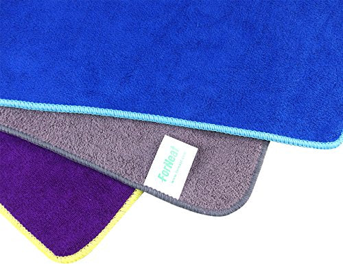Sports Towel ForNeat Microfiber Towels Set, Multi-purpose Gym Towel, Extra Absorbent, Fast Drying & Antibacterial, for Sports, Workout, Fitness, Gym, Yoga, Pilates, Travel, Camping & More