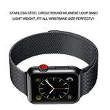Lelong for Apple Watch Band 38mm 42mm,Milanese Loop Fully Magnetic Clasp Stainless Steel Mesh iWatch Band for Apple Watch Series 3 Series 2 Series 1 Sport & Edition