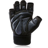 Workout Gloves with Wrist Wrap Support for Weightlifting, Training , CrossFit , Fitness.Anti-Slip Breathable Fabric - best Weight Lifting Gym Gloves（Pair）