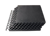 ProSource Puzzle Exercise Mat, EVA Foam Interlocking Tiles, Protective Flooring for Gym Equipment and Cushion for Workouts
