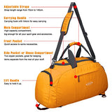 G4Free 3-Way Travel Duffel Backpack Luggage Gym Sports Bag with Shoe Compartment