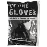 Weightlifting Gloves with 18-inch Wrist Wrap Support for Workout, Gym and Fitness Training - Best for Men and Women Who Love Weight Lifting - Leather ZED Black
