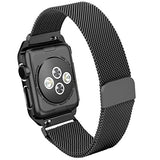 Yometome Apple Watch Band 38mm/42mm Case, Fashion Noble Luxury Magnetic Mesh Stainless Steel Bracelet Accessory Replacement Wristband for Apple iwatch Series 2 & Series 1