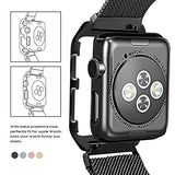 Yometome Apple Watch Band 38mm/42mm Case, Fashion Noble Luxury Magnetic Mesh Stainless Steel Bracelet Accessory Replacement Wristband for Apple iwatch Series 2 & Series 1