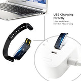 Fitness Tracker, Coffea C2 Activity Wristband : Bluetooth Wireless Smart Bracelet, Waterproof Pedometer Activity Tracker Watch with Replacement Band for IOS & Android Smartphone