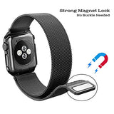 Yometome Apple Watch Band 38mm/42mm Case, Fashion Noble Luxury Magnetic Mesh Stainless Steel Bracelet Accessory Replacement Wristband for Apple iwatch Series 2 & Series 1