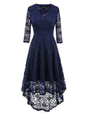EvoLand Women's Lace Cocktail Evening Party Dress