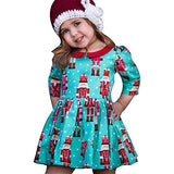 Fabal Baby Girls Cartoon Princess Party Dress Christmas Outfits Clothes