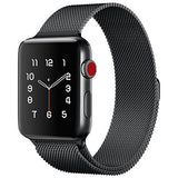 Lelong for Apple Watch Band 38mm 42mm,Milanese Loop Fully Magnetic Clasp Stainless Steel Mesh iWatch Band for Apple Watch Series 3 Series 2 Series 1 Sport & Edition