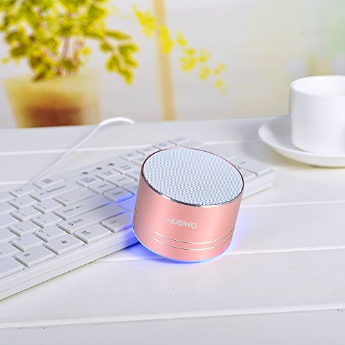 NUBWO Portable Bluetooth Speaker with Mic/Speakerphone,AUX Line,Memory Card Playback Smartphones for Apple/Android Phone