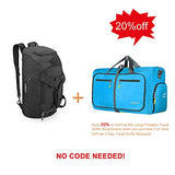 G4Free 3-Way Travel Duffel Backpack Luggage Gym Sports Bag with Shoe Compartment