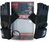 Weight Lifting Gloves With 12" Wrist Wraps Support for Gym Workout, Cross Training, Weightlifting, Fitness & Cross Training - The Best For Men & Women -Quality Gear by Nordic Lifting-1 Year Warranty