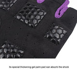 Trideer Womens Weight Lifting Gloves For Callus And Blister Protection, Breathable & Anti-slip, Padded Gym Gloves For Powerlifting, Cross Training - Available in Black, Pink, Purple (Pair)