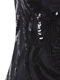 Vijiv 1920s Long Maxi Prom Gowns Sequin Mermaid Bridesmaid Formal Evening Dress