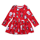 Fabal Baby Girls Cartoon Princess Party Dress Christmas Outfits Clothes