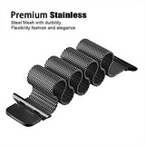 Lelong for Apple Watch Band 38mm 42mm,Milanese Loop Fully Magnetic Clasp Stainless Steel Mesh iWatch Band for Apple Watch Series 3 Series 2 Series 1 Sport & Edition