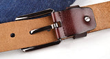 Men's Classic Designer Business Casual Formal Leather Dress Black Belt xxxl155cm