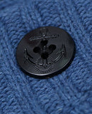 MIEDEON Mens Casual Stand Collar Cable Knitted Button Down Cardigan Sweater