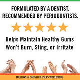 TheraBreath Dentist Recommended PerioTherapy HEALTHY GUMS Oral Rinse with ZINC and TEA TREE OIL. CERTIFIED VEGAN, GLUTEN FREE and KOSHER. 16.9 Ounce