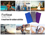 Sports Towel ForNeat Microfiber Towels Set, Multi-purpose Gym Towel, Extra Absorbent, Fast Drying & Antibacterial, for Sports, Workout, Fitness, Gym, Yoga, Pilates, Travel, Camping & More