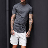 Men's Gym Workout Shorts Running Short Pants Fitted Training Bodybuilding Jogger With Zipper Pockets 3 Colors