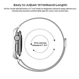 Yometome Apple Watch Band 38mm/42mm Case, Fashion Noble Luxury Magnetic Mesh Stainless Steel Bracelet Accessory Replacement Wristband for Apple iwatch Series 2 & Series 1