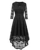 EvoLand Women's Lace Cocktail Evening Party Dress