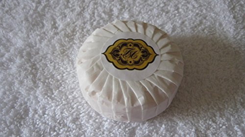 Lemon Citrus, Luxury Round, Beautifully Scented Shea Butter Soap Bar, Made in England, Triple Milled. Environmentally Friendly (Green). 3.5oz.