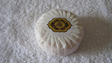 Lemon Citrus, Luxury Round, Beautifully Scented Shea Butter Soap Bar, Made in England, Triple Milled. Environmentally Friendly (Green). 3.5oz.