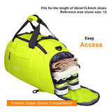 G4Free 3-Way Travel Duffel Backpack Luggage Gym Sports Bag with Shoe Compartment